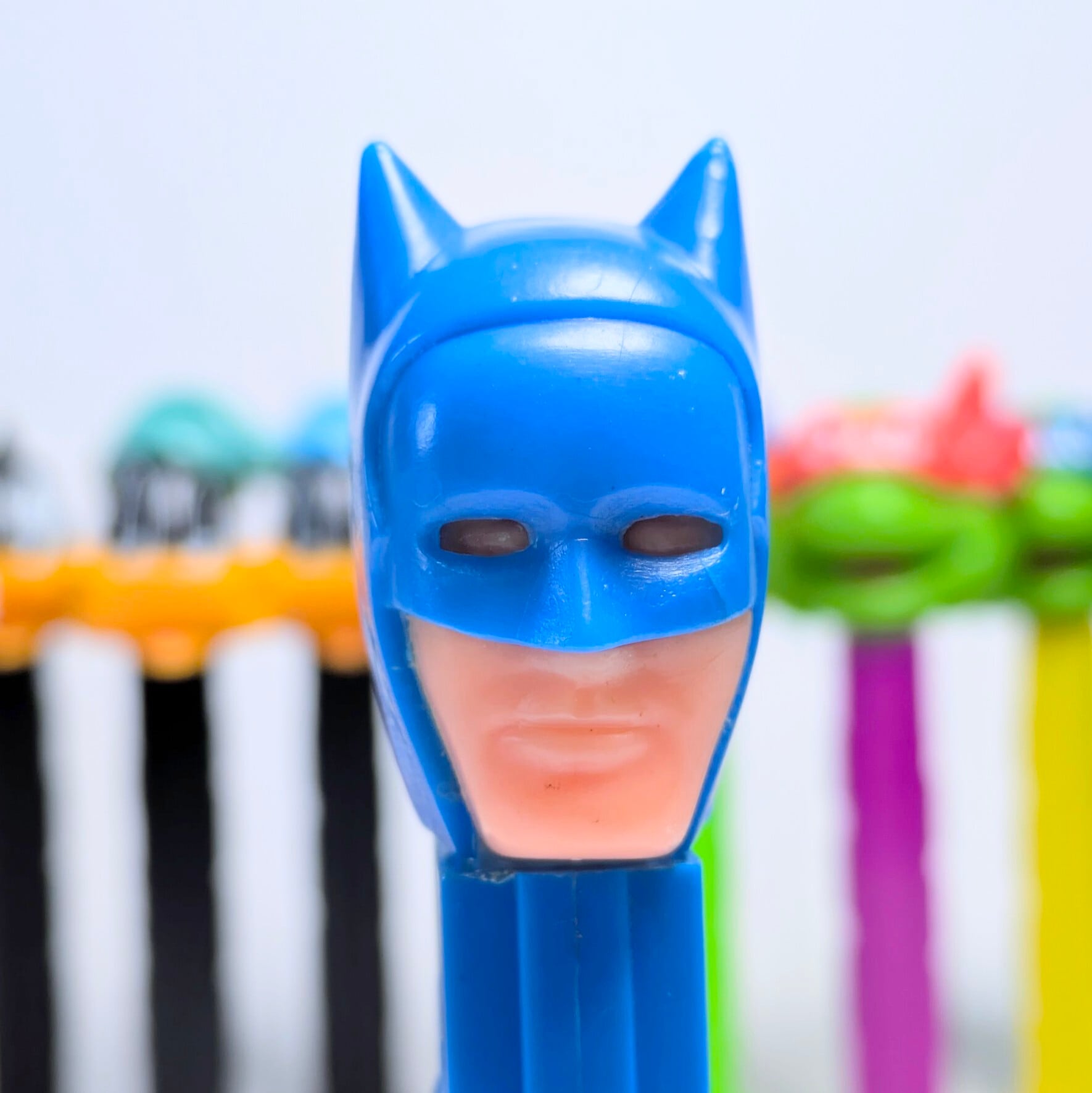 ☆ VINTAGE1985 ☆【 BATMAN ( バットマン )  】PEZ / ペッツ / CANDY&DISPENSER / ヨーロッパPEZ（ハンガリー）〚アメリカン雑貨 アメトイ〛