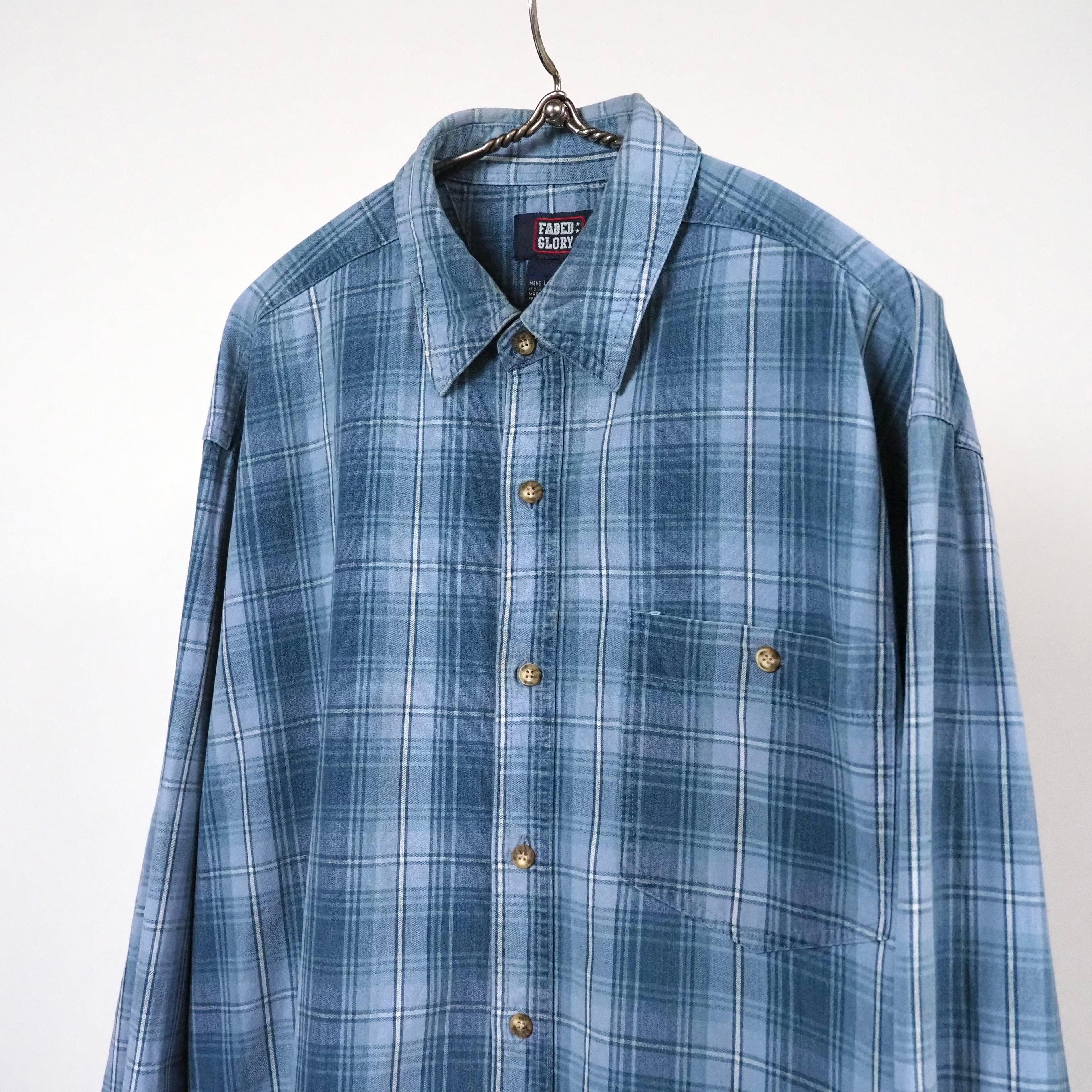 Polo by Ralph Lauren CALDWELL silk/cotton open collar S/S shirt L