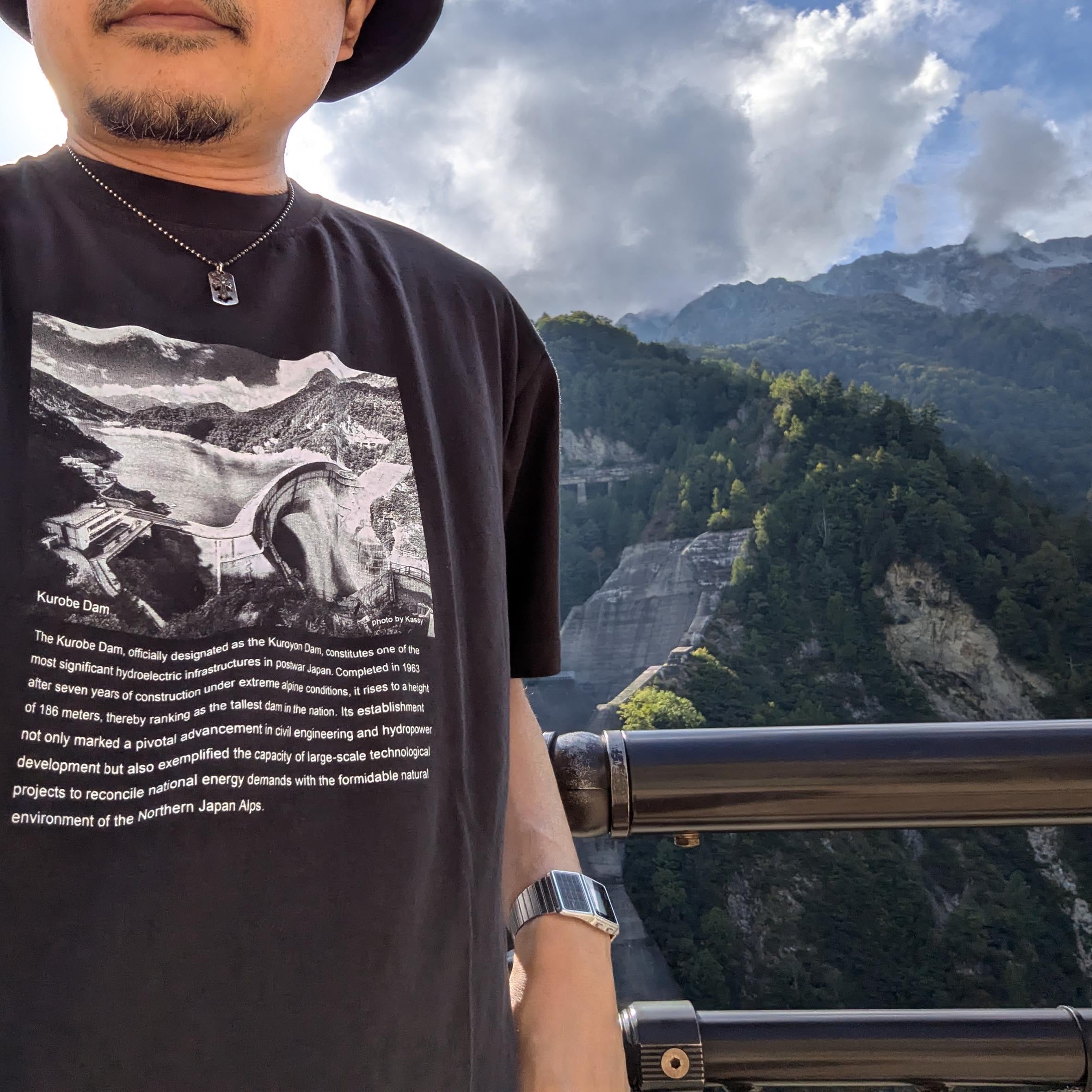 【富山百景シリーズ】黒部ダム Tシャツ【立山町】