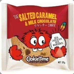 塩キャラメルミルクチョコクランチークッキー