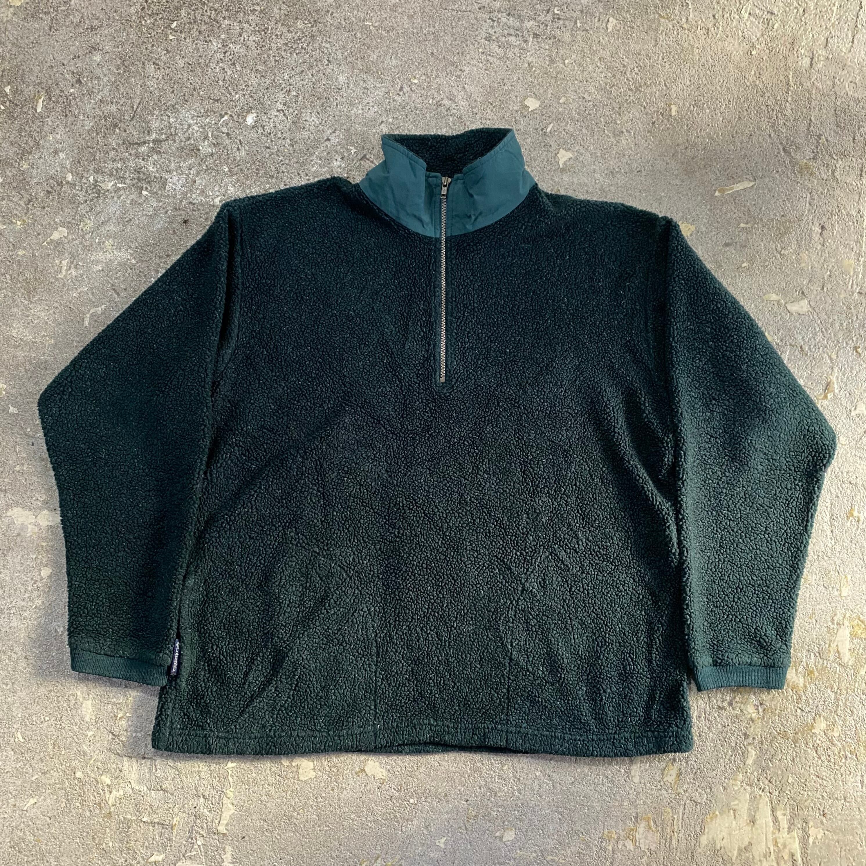 90s Columbia fleece half zip P/O jacket【仙台店】