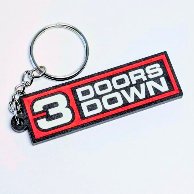 ♧ 送料無料! ★ラバーキーホルダー★ 【 3 Doors Down ( 3ドアーズダウン ) 】 〚アメリカン雑貨 アメトイ〛