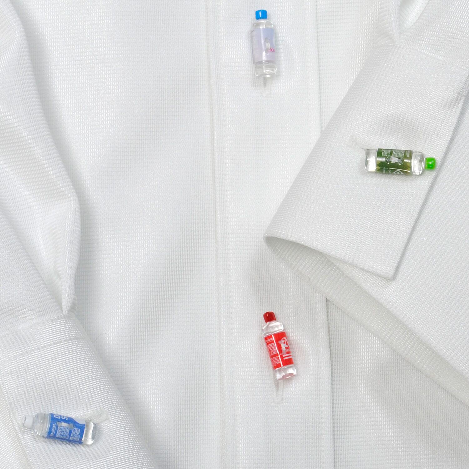 doublet RECYCLE PETBOTTLE SHIRT (white) | IAAAM ONLINE STORE