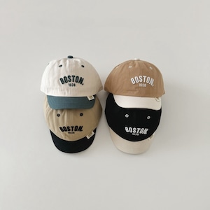 【秋作】BOSTONカラーキャップ 全7色