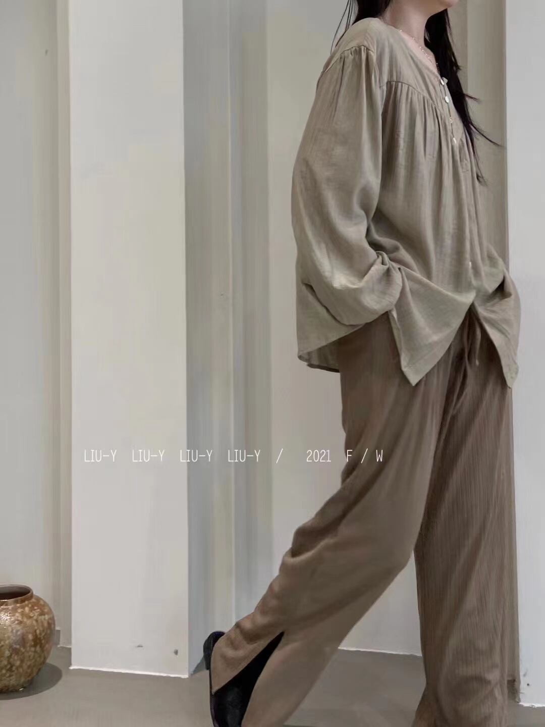 ボタンブラウス　AJ2205-752