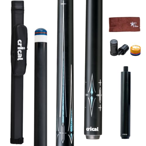 CRICAL プールキューケース 2 x 2 キューケース CRICAL プールキューケース 2 x 2 ハードスヌーカーキューケース