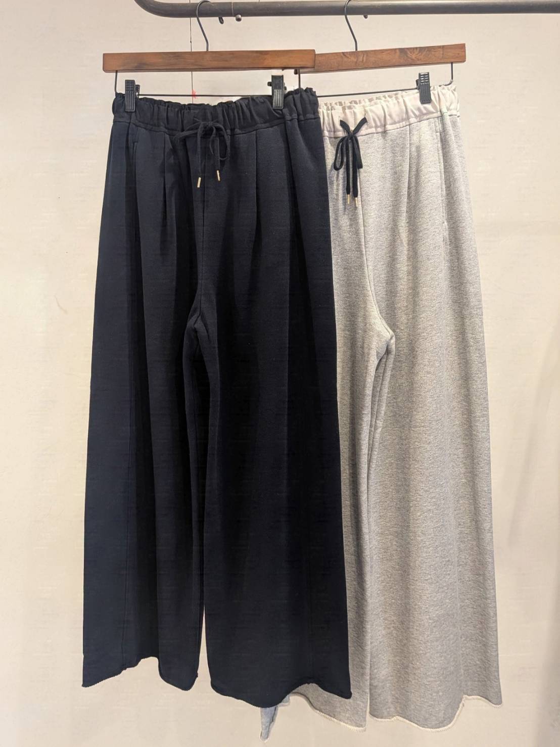 trois/トロワ 国産裏毛 スウェットカーブパンツ