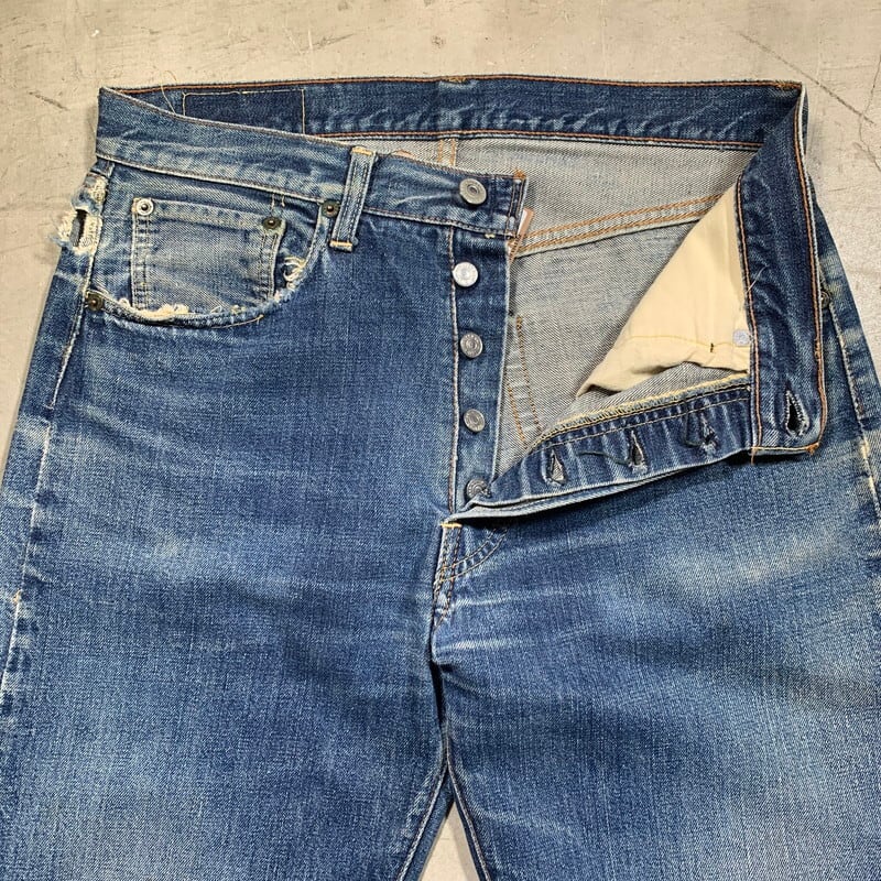 60's~ LEVI'S リーバイス 501 デニム Big E 平行ステッチ 刻印6 60's~ LEVI'S リーバイス 501 デニム Big E 平行ステッチ 刻印6