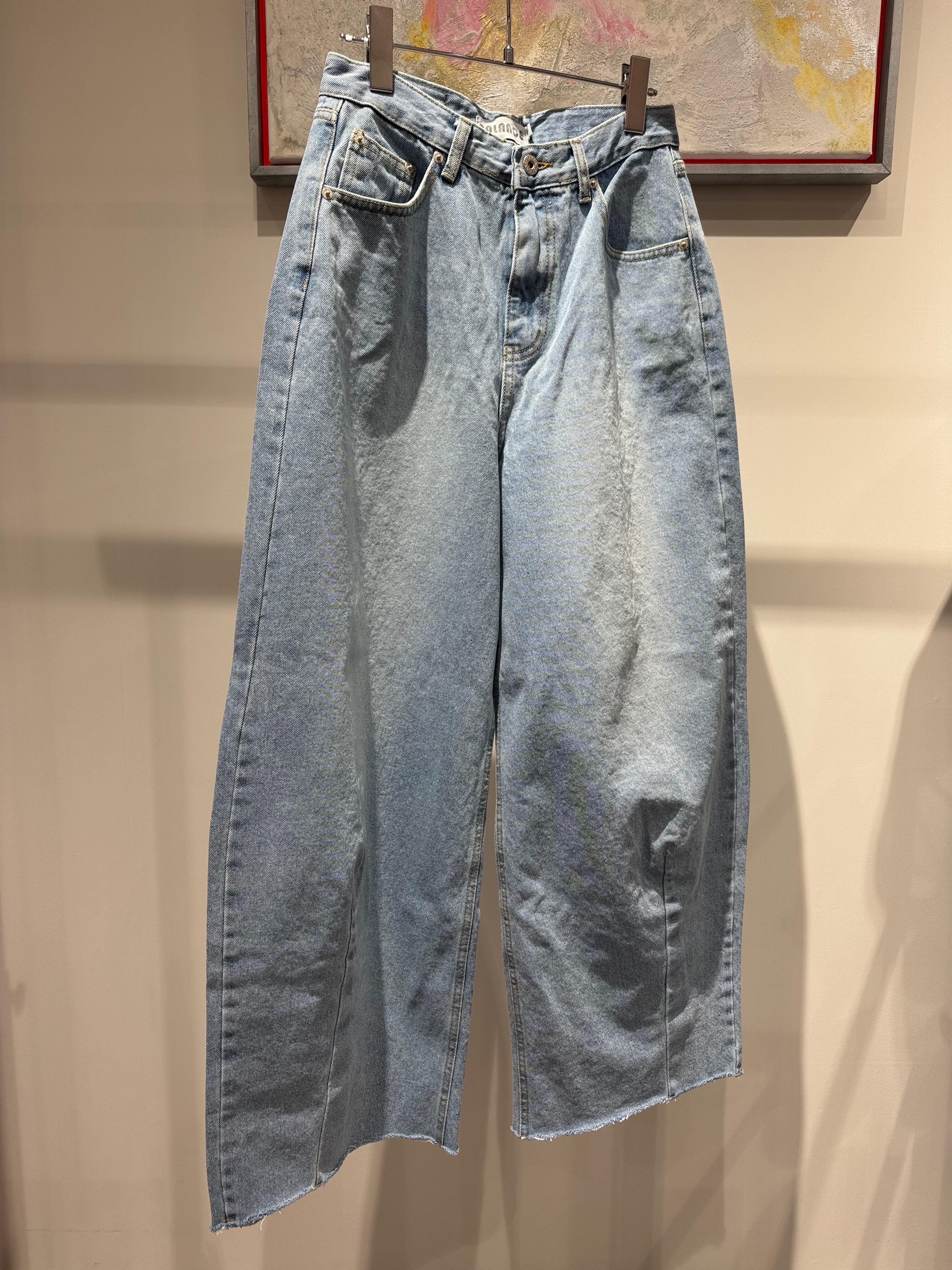 sax blue barrel denim