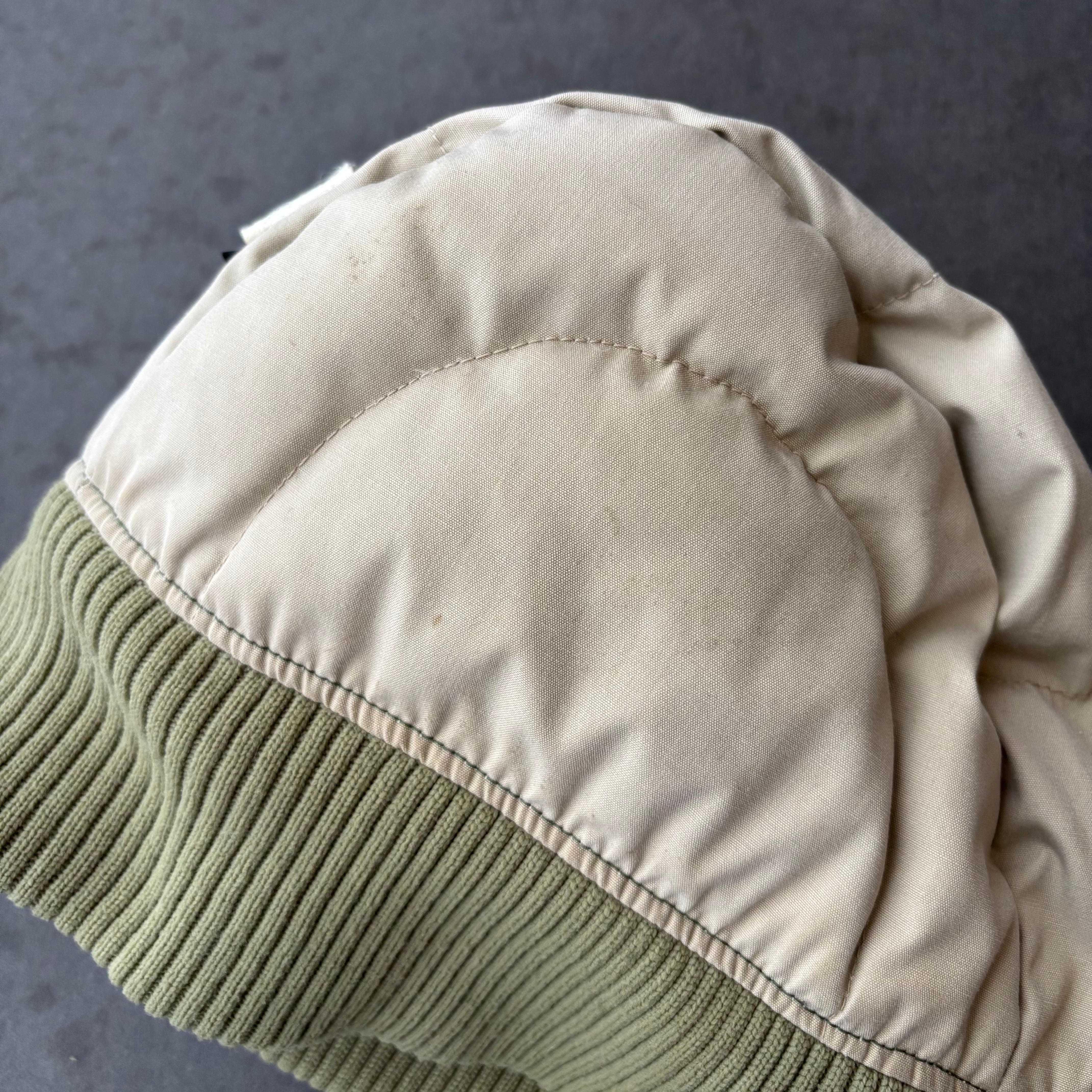 Vintage Eddie Bauer Goose Down Duck Hunter Camo Hat | ACROSS THE RIVER