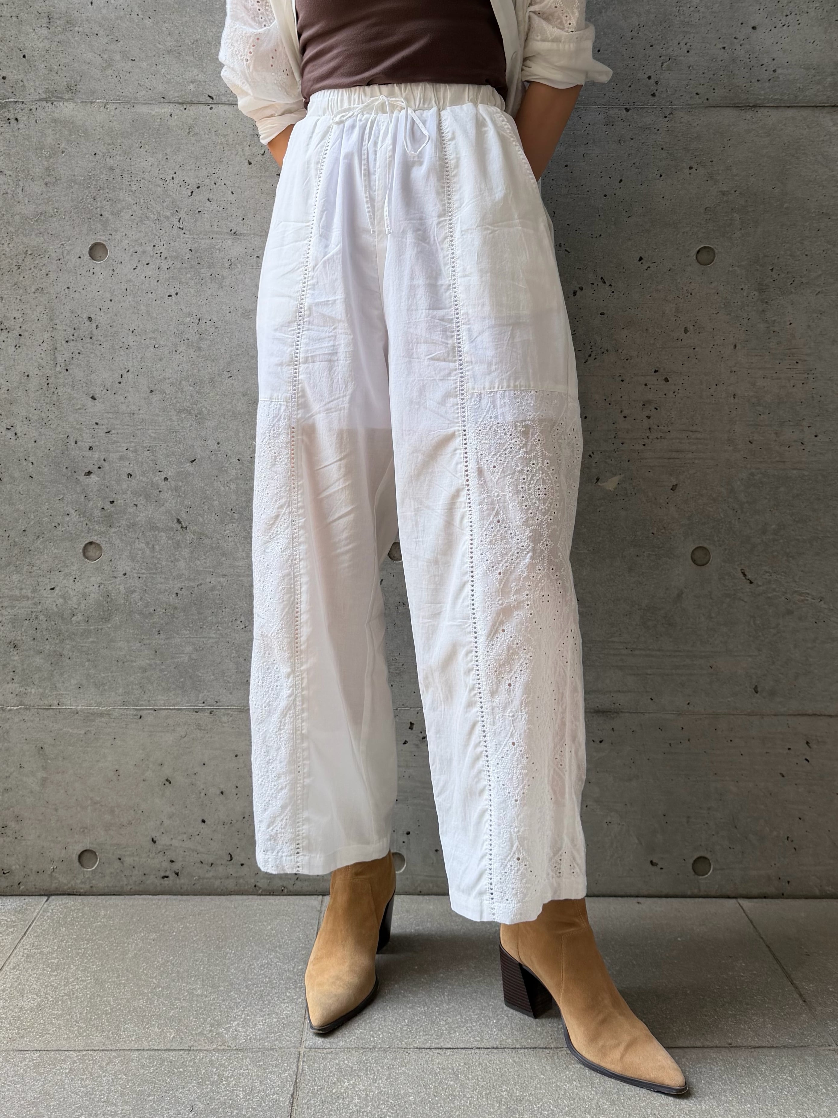 LAWN LACE EASY PANTS(ローンレースイージーパンツ)【3776101】
