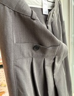 【新作5％OFF・3日間】Pocket Pin-tuck Slacks_2colors