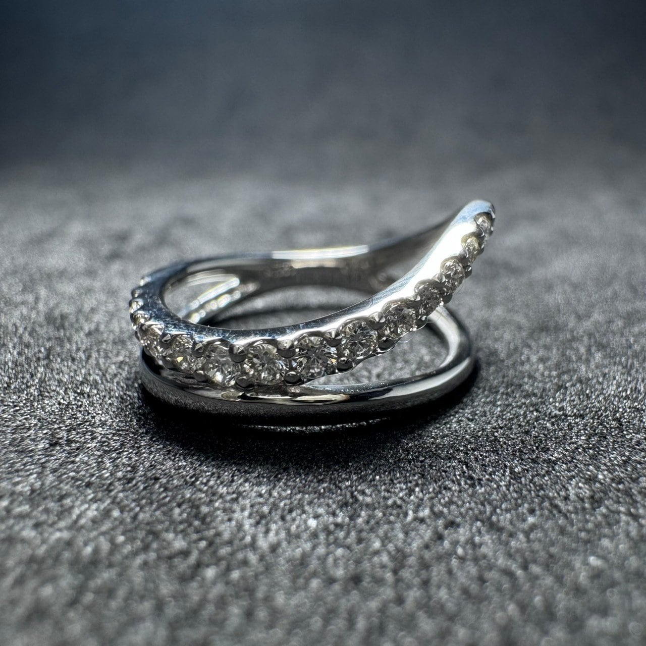 Pt950 0.20ct ダイヤモンド ピンキーリング | カオキ | 日本最大級の品