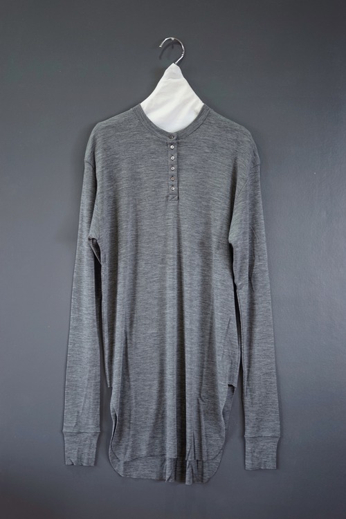 jonnlynx - wool henley neck tee