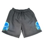 "X-RAY SKULL" Short Pants black