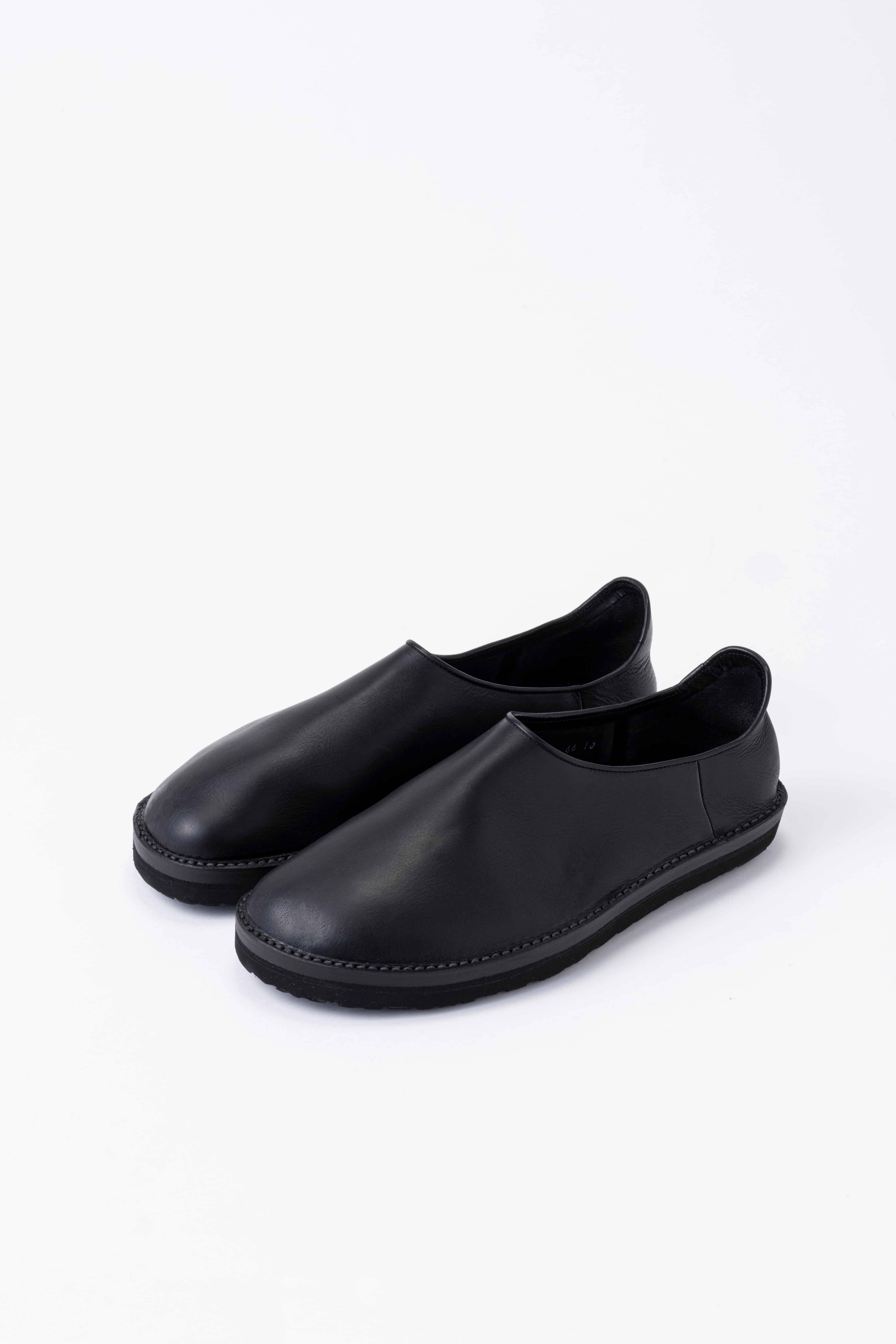 jacocoform 黒 盛っ スリッポンシューズ 27cm