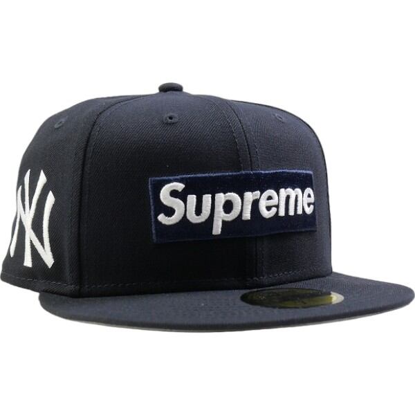 SupremeNew Era 59FIFTY キャップ 7 3/8 ネイビー
