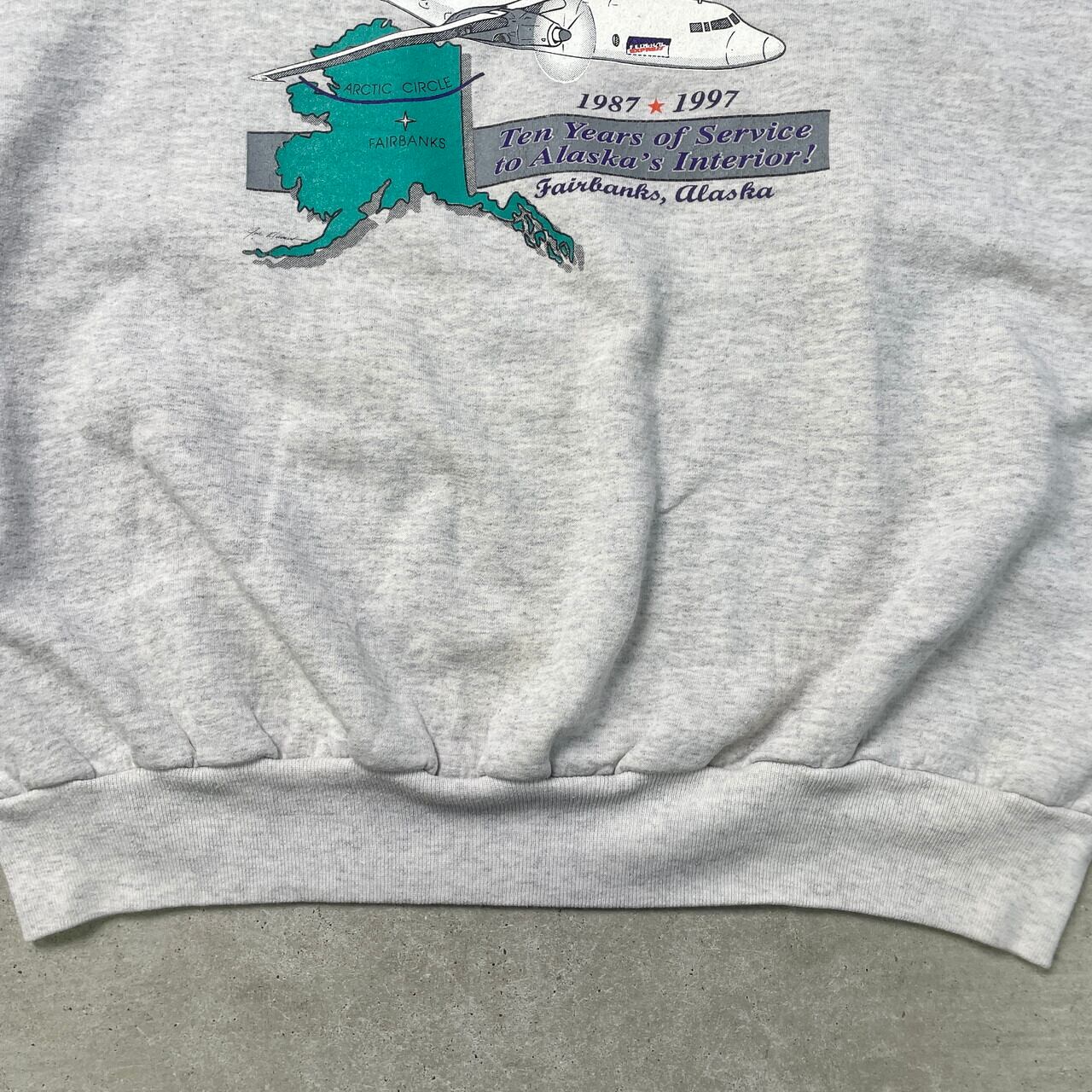 90年代 HANES FEDEX フェデックス 企業プリント スウェットシャツ 