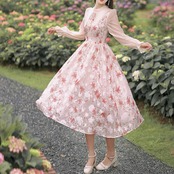 Artistic Retro Dress 5083