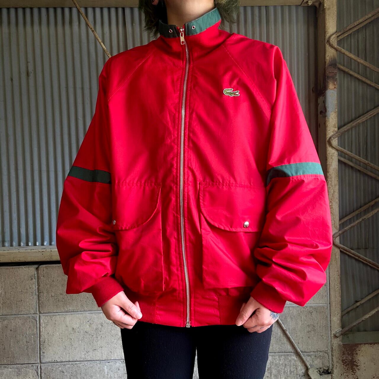 70s French Lacoste Vintage Sports Jacket