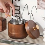 灰皿 フタ付 蓋付き 木製 おしゃれ レトロ 防煙