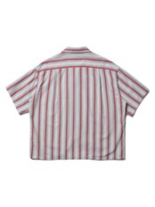 Snake Stripe Open-Neck S/S Shirt