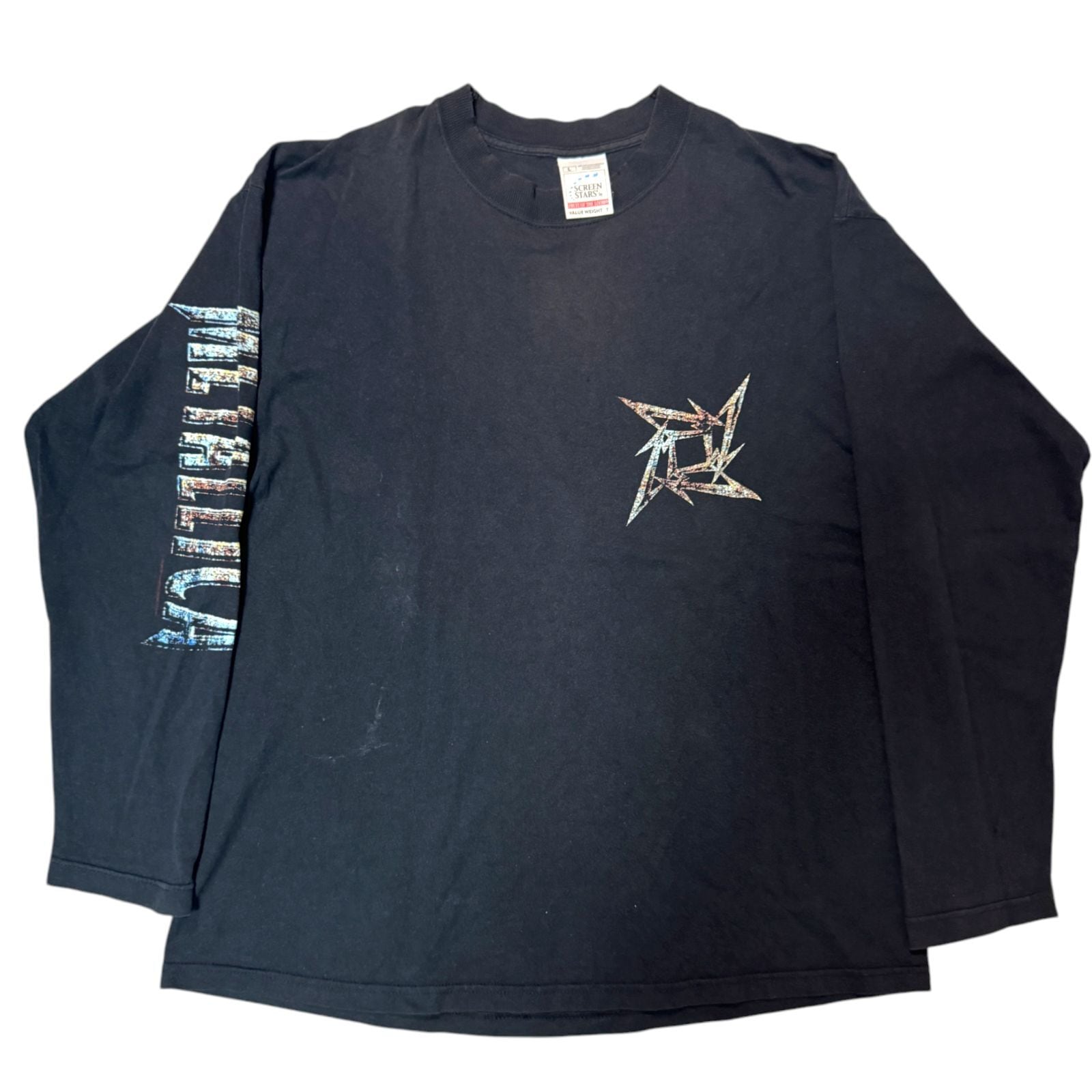 80s - 90s STUSSY シャドーマン 長袖Tシャツ Mサイズ ロンT 黒タグ