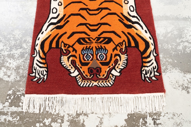 Tibetan Tiger Rug 《Sサイズ•ウール369》チベタンタイガーラグ
