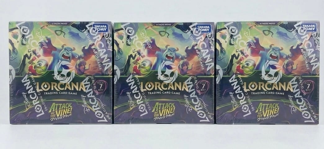 3BOXセット】ディズニー ロルカナ TCG ブースターパック ヴァインズ