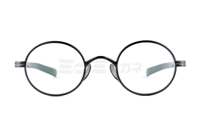 KameManNen メガネ KMN-33 MBK ラウンド 丸眼鏡 ボストン 鯖江 日本製 正規品-2枚目