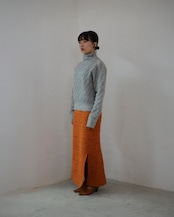 RITSUKO KARITA - rich Mohair Knit :Hair|グレイヘア着想/片袖無加工