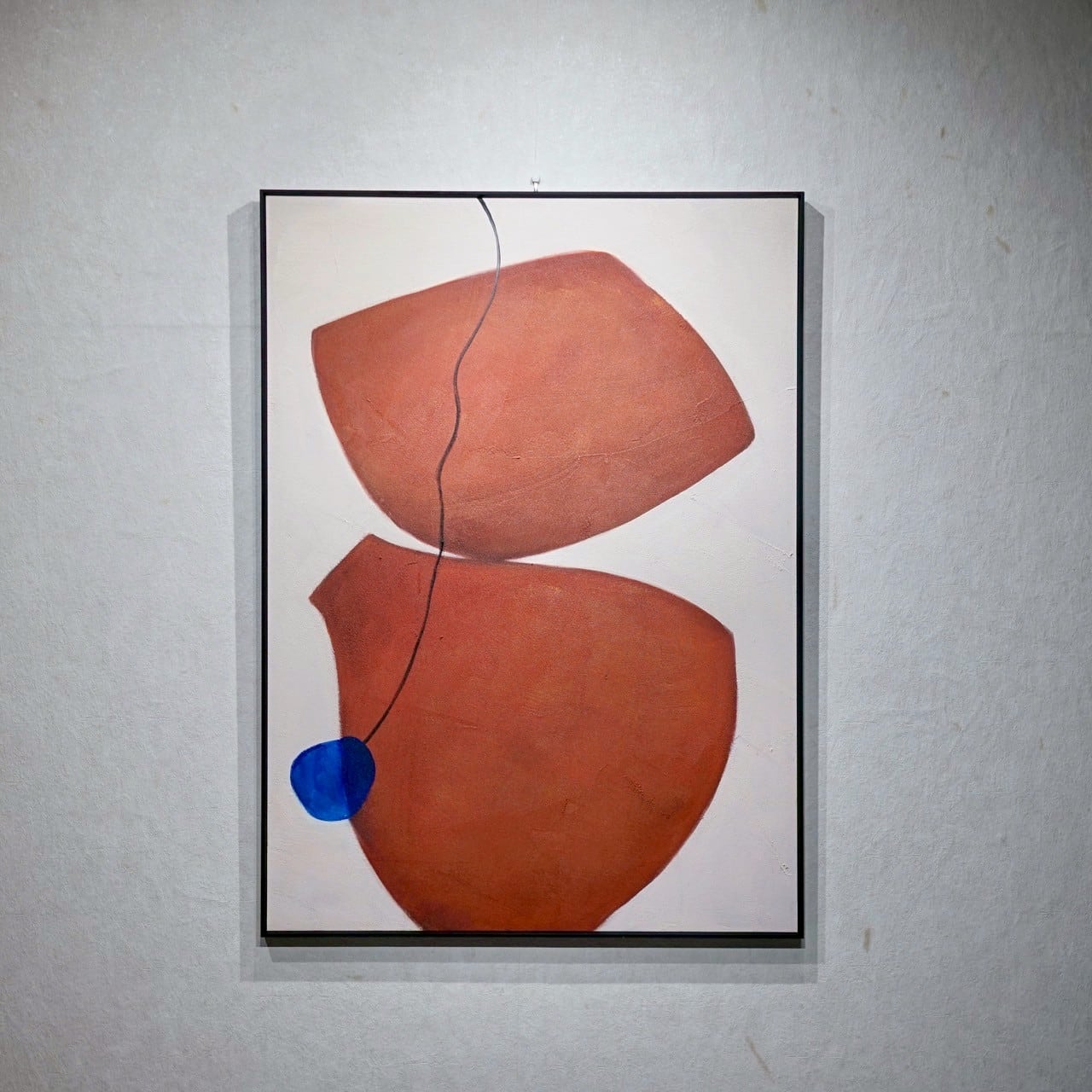 輸入品 油絵 抽象画 壁掛け アート 110×80 現代 美術 絵 絵画