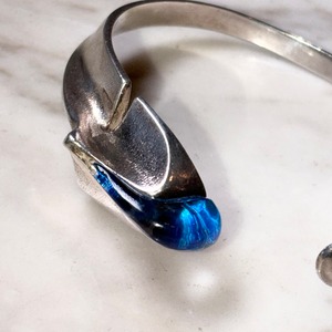 LAPPONIA silver bangle "Salamander"