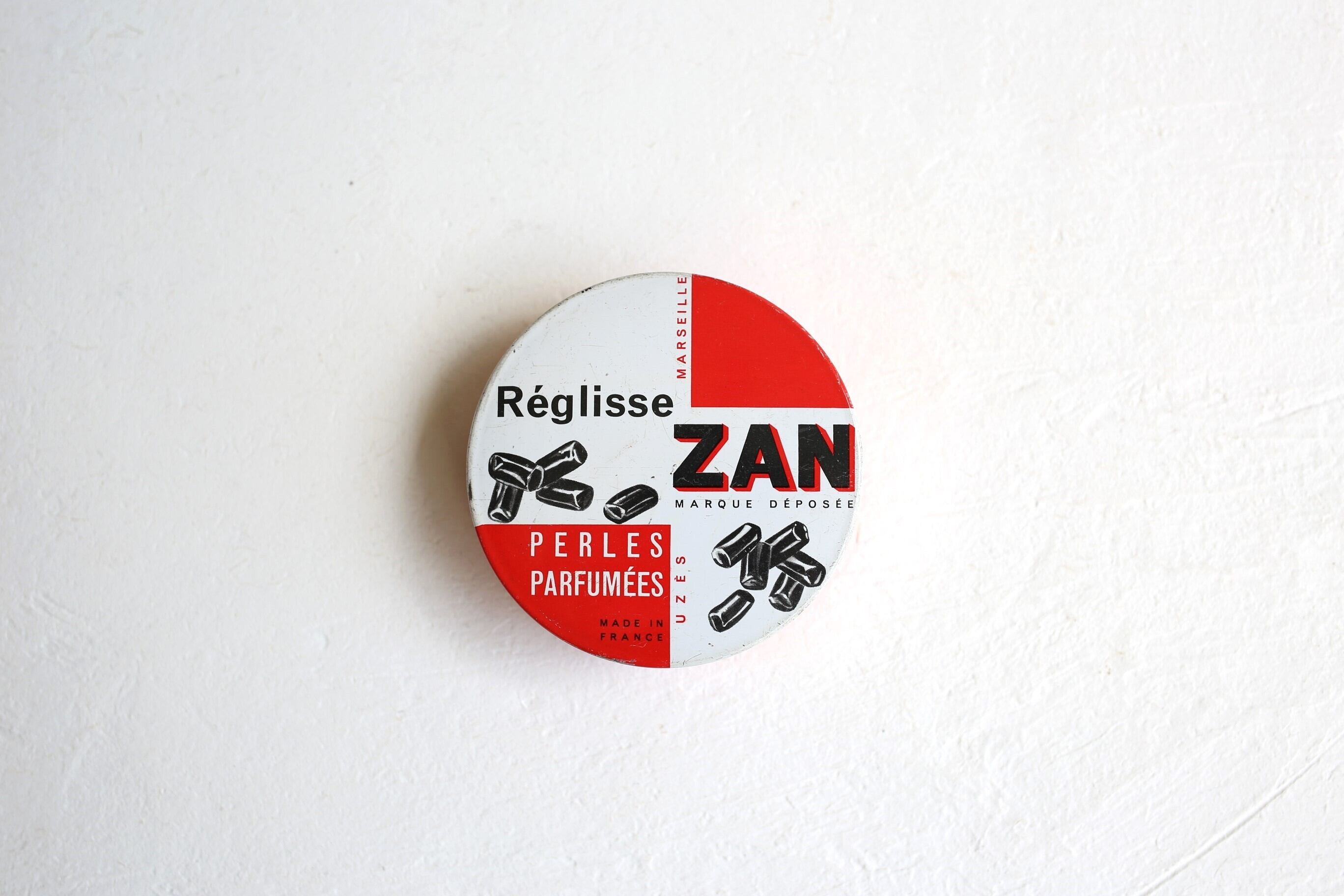 フランス アンティーク ヴィンテージ 缶 『Réglisse ZAN』 N-05148