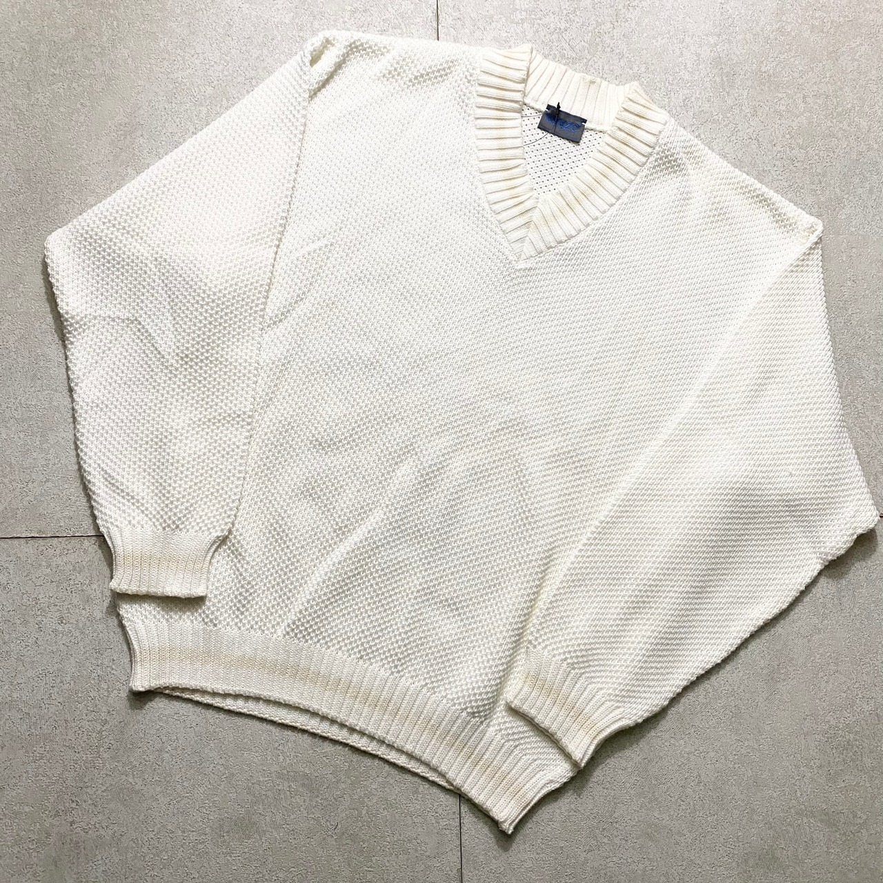 vintage KENZO HOMME V-neck low gauge sweater made in Germany 