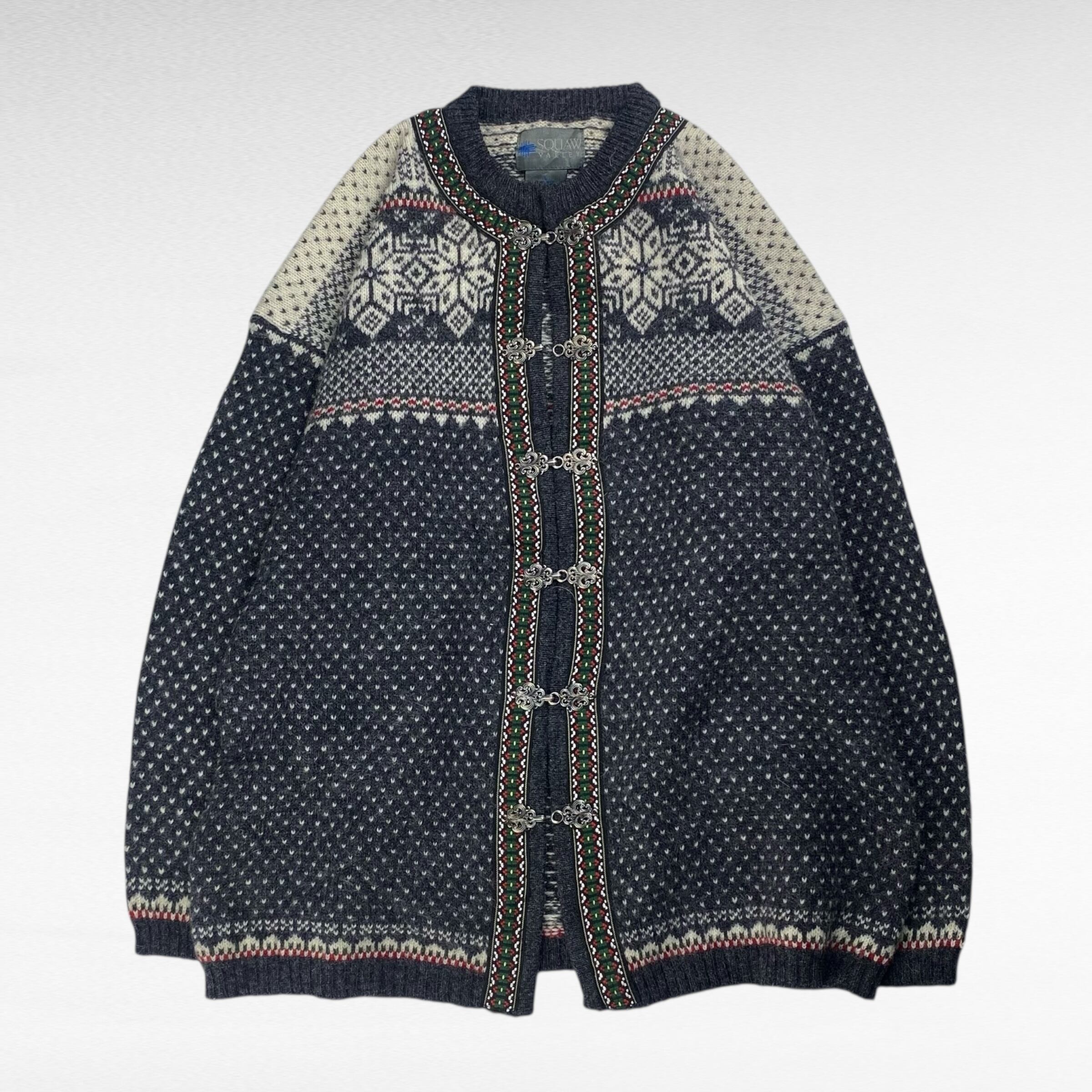 90's】 M ポロバイラルフローレン 100％ウールカーディガン ニット