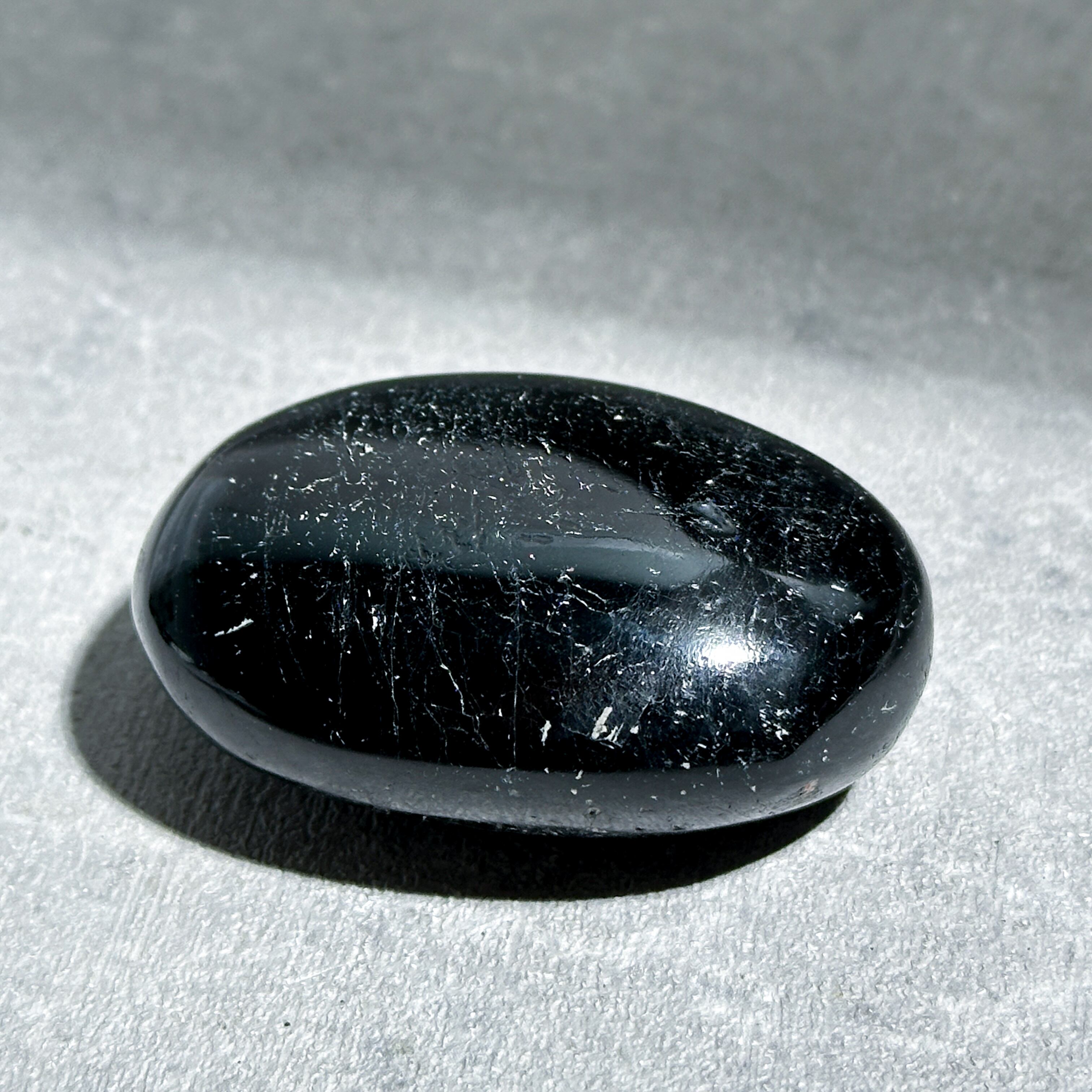 ブラックトルマリン パームストーン43◇ Black Tourmaline ◇天然石
