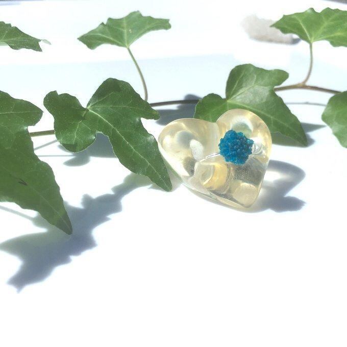 【一点物】✦⋆.青い星屑⋆.カバンサイト原石リング⋆.·silver925⋆.·✦