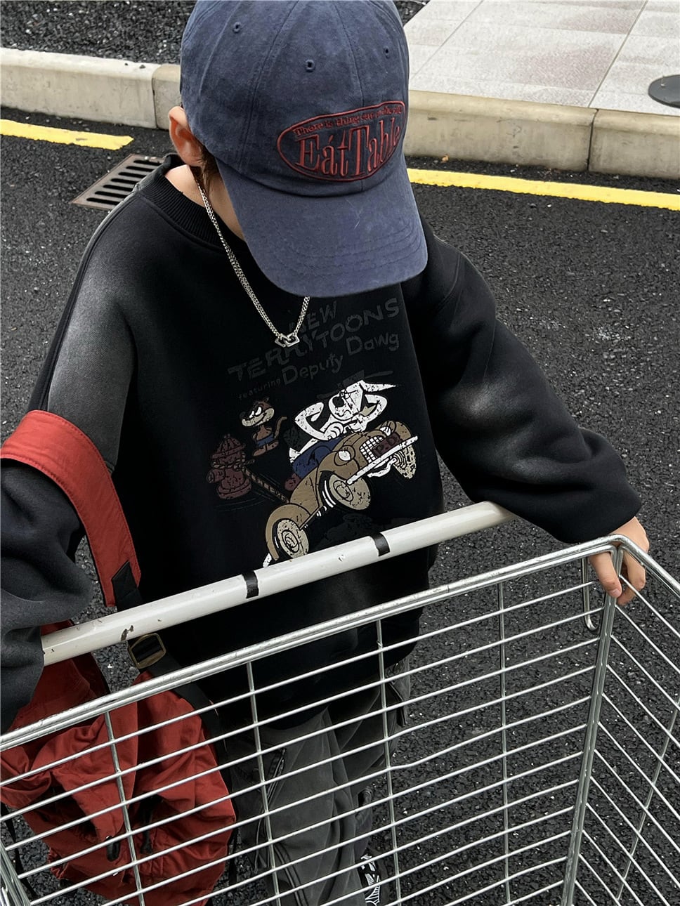 NEW TERRY TOONS裏起毛トレーナー