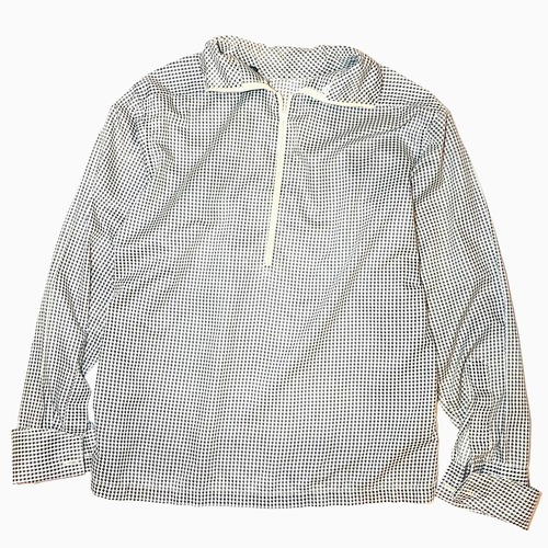 Vintage 60〜70's【Jacobsons】Houndstooth Half Zip Shirt