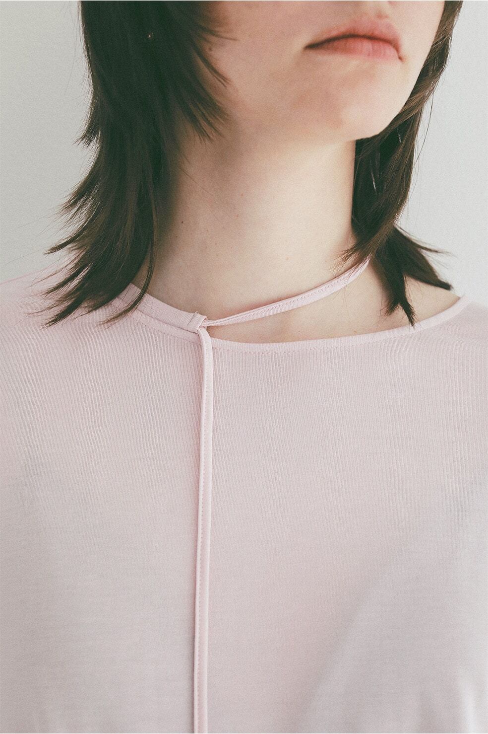 CLANE DROOP THIN CODE SOFT TOPS | FLICKA ASHIYA