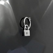 THIN HOOP [LARGE] with PADLOCK / シンフープ・L ウィズ パドロック
