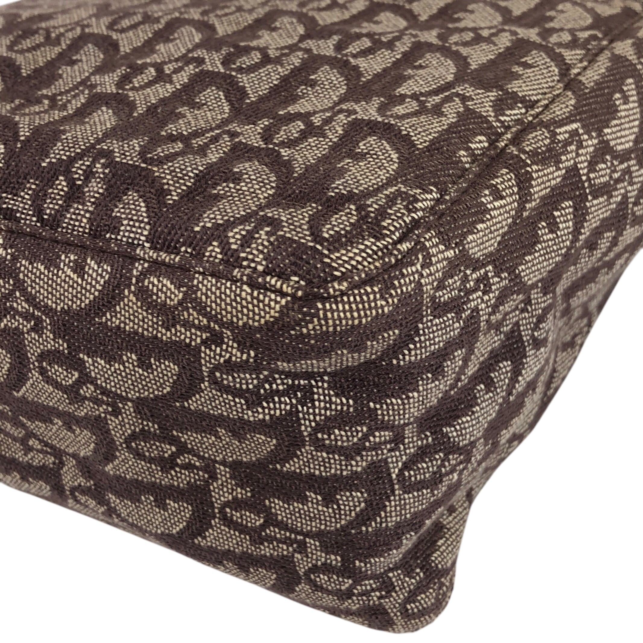 DIOR ディオール トロッター ケース ブラック/ベージュ 中古・古着通販】DIOR (ディオール) トロッター柄フラグメントケース