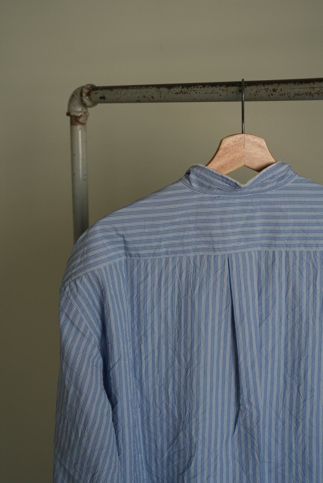 Salvatore Piccolo x Cristaseya HANDMADE FRINGED MAO COLLAR SHIRT