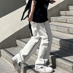 [OAN] (Unisex)Decki StitchWhite Pants 正規品 韓国ブランド 韓国通販 韓国代行 韓国ファッション デニム  パンツ