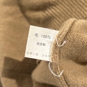 70s 80s イングランド製 BROOKS BROTHERS ブルックスブラザーズ ウール ニット カーディガン 38"97cm /ベージュ系 メンズ ビンテージ