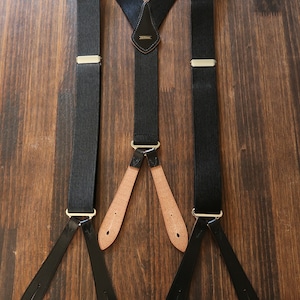 SUSPENDERS TYPE 1 -UK BRIDLE LEATHER-　サスペンダータイプ１　UKブライドルレザー