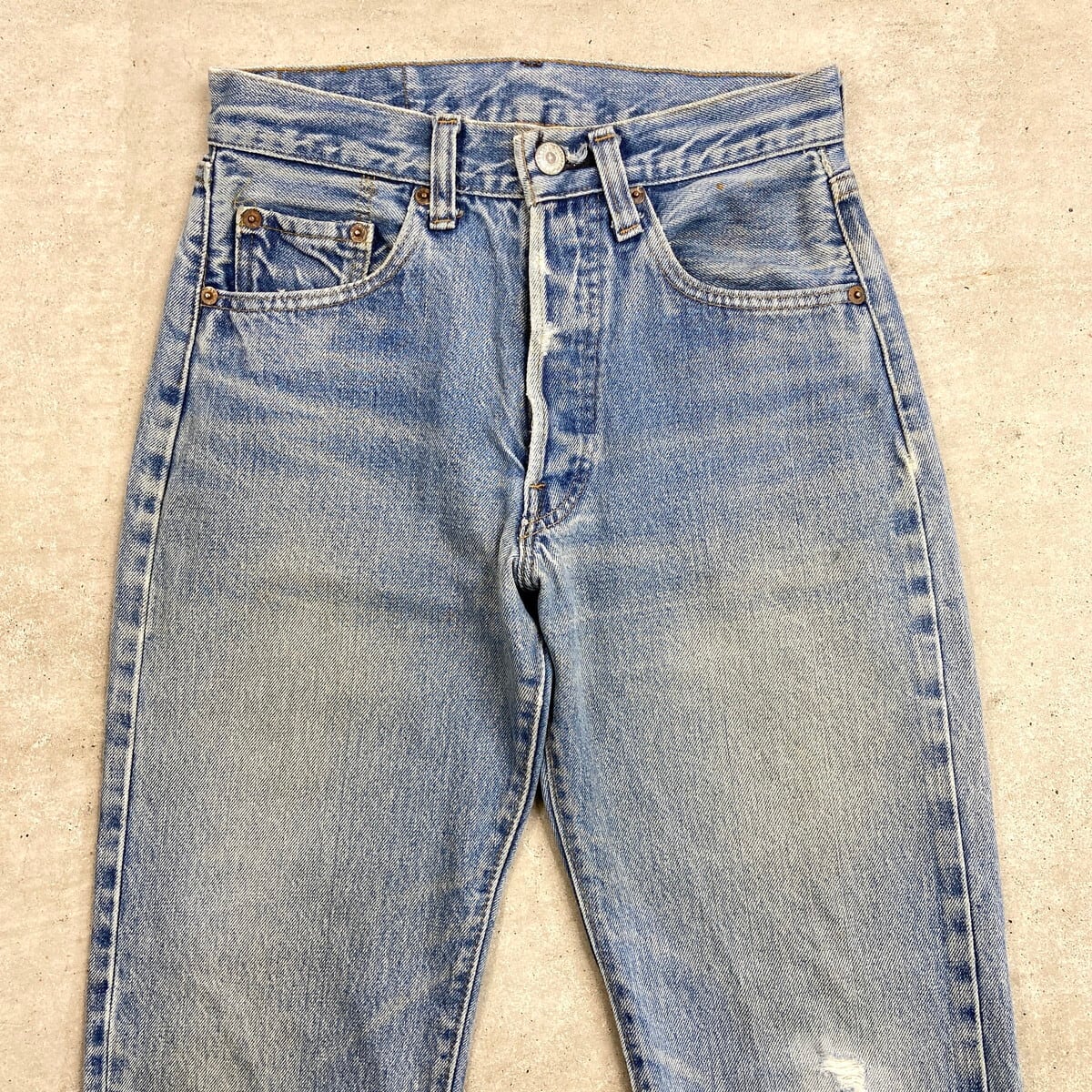 80年代 USA製 Levi's リーバイス 501 66後期 赤耳 移行期 ストレート