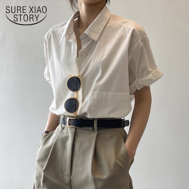 Form half シャツ ブラウス simple half sleeve shirt/シンプル ハーフ