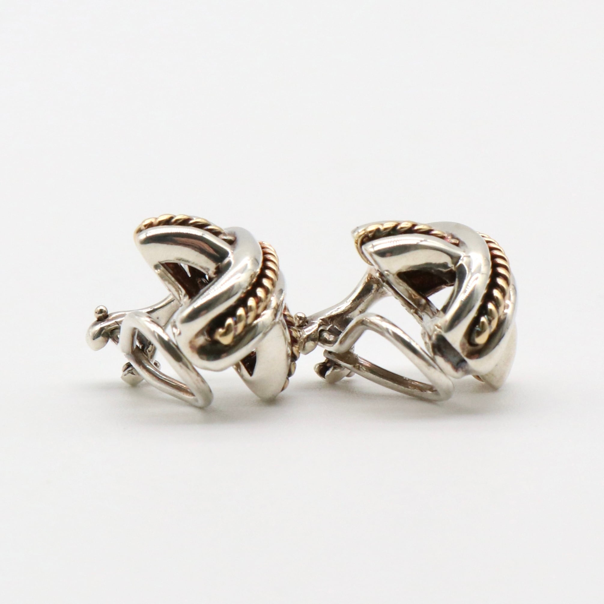 Tiffany&Co. シグネチャー ピアス コンビ シルバー925 K18